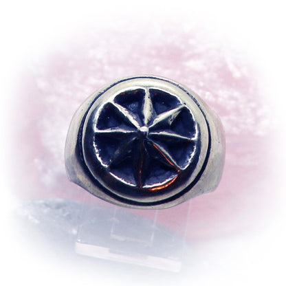 Star 8 Point Sterling Silver Ring