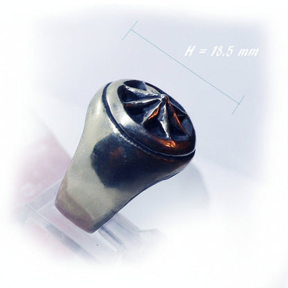 Star 8 Point Sterling Silver Ring