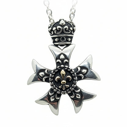 Star Cross Sterling Silver Pendant