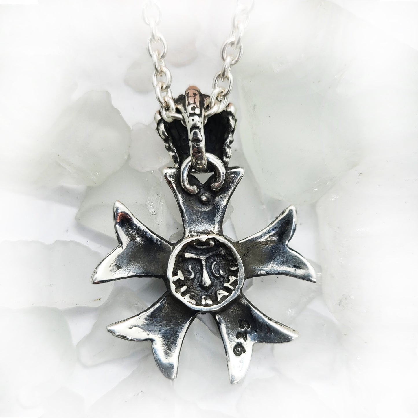 Star Cross Sterling Silver Pendant