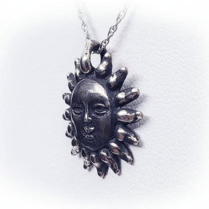 Sun Sterling Silver Pendant