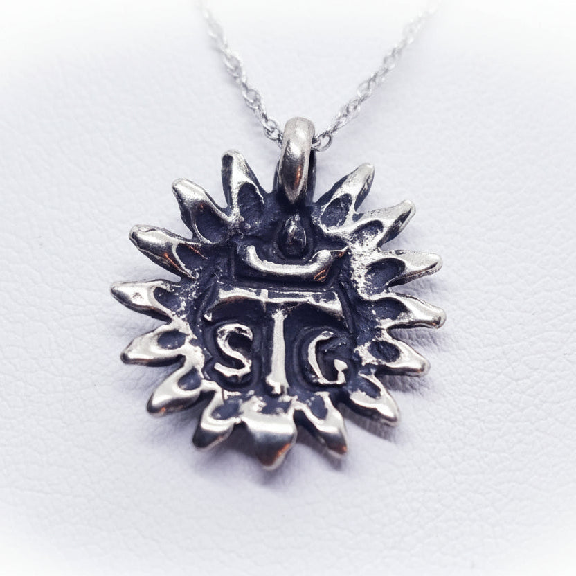 Sun Sterling Silver Pendant