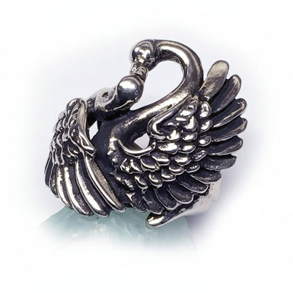 Swan's Love Sterling Silver ring