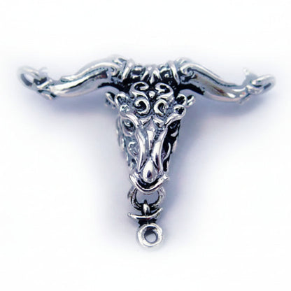 Taurus "April 20 - May 20"Sterling Silver Pendant