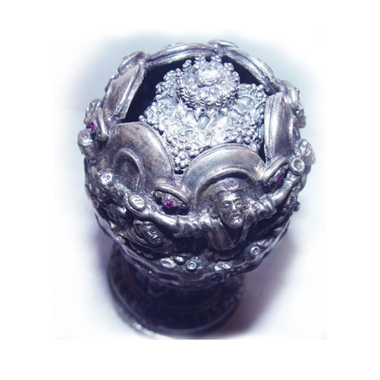 The Last Supper Sterling Silver Egg