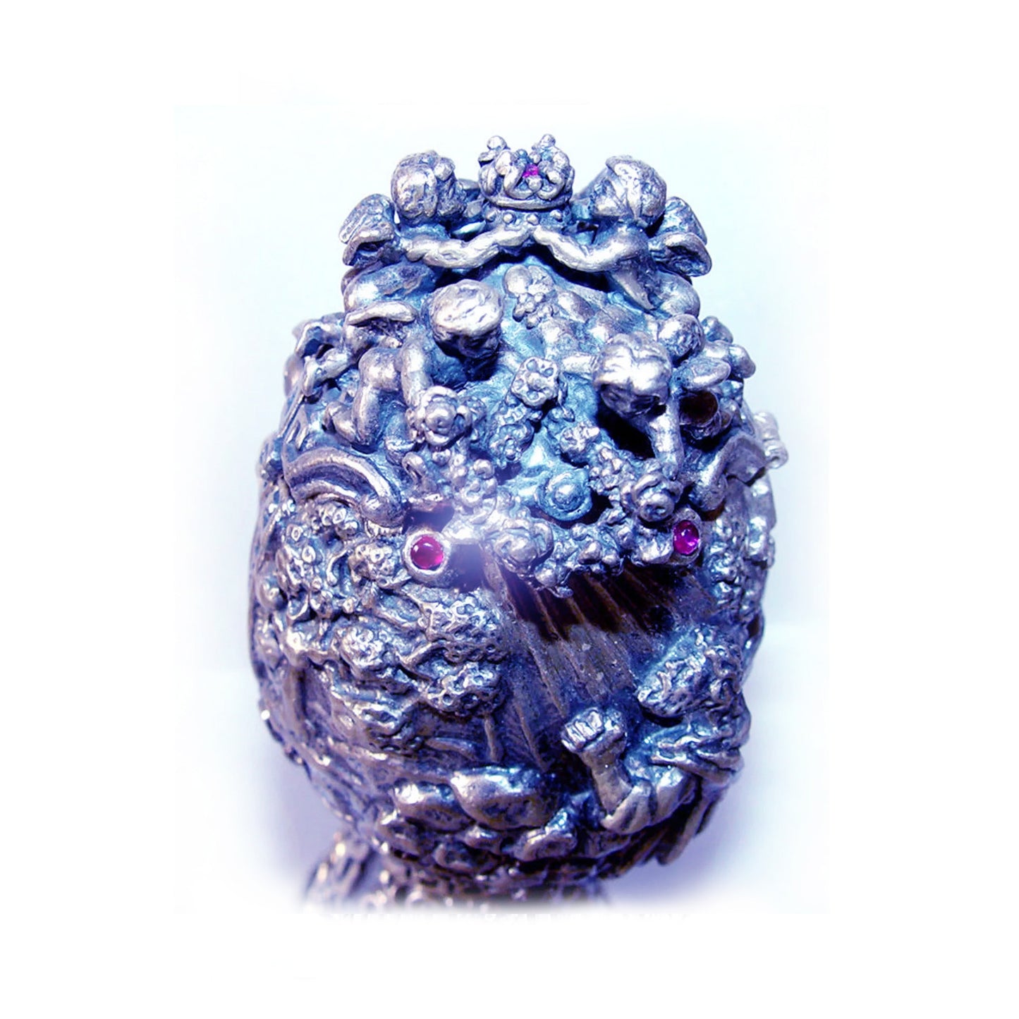 The Prayer of Jesus Sterling Silver Egg