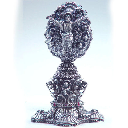 The Resurrection of Jesus Sterling Silver Egg