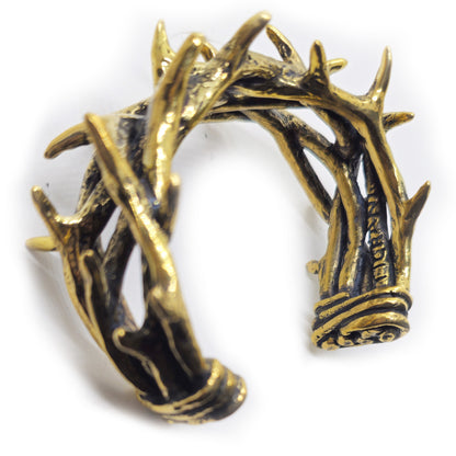 Thorn Crown Brass Bracelet