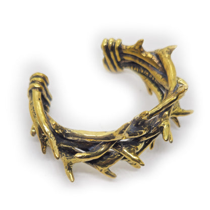 Thorn Crown Brass Bracelet