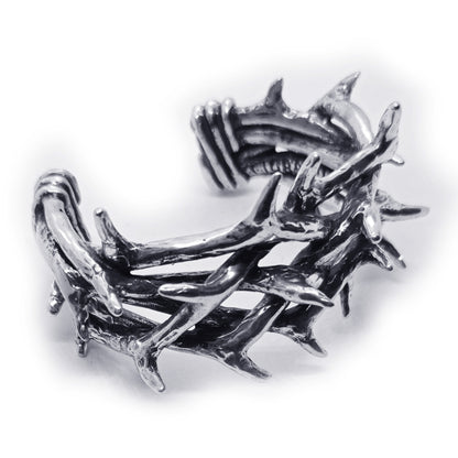 Thorn Crown Sterling Silver Bracelet
