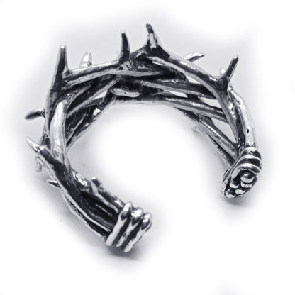 Thorn Crown Sterling Silver Bracelet
