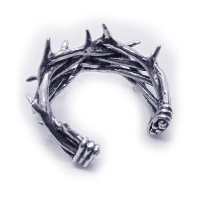 Thorn Crown Sterling Silver Bracelet