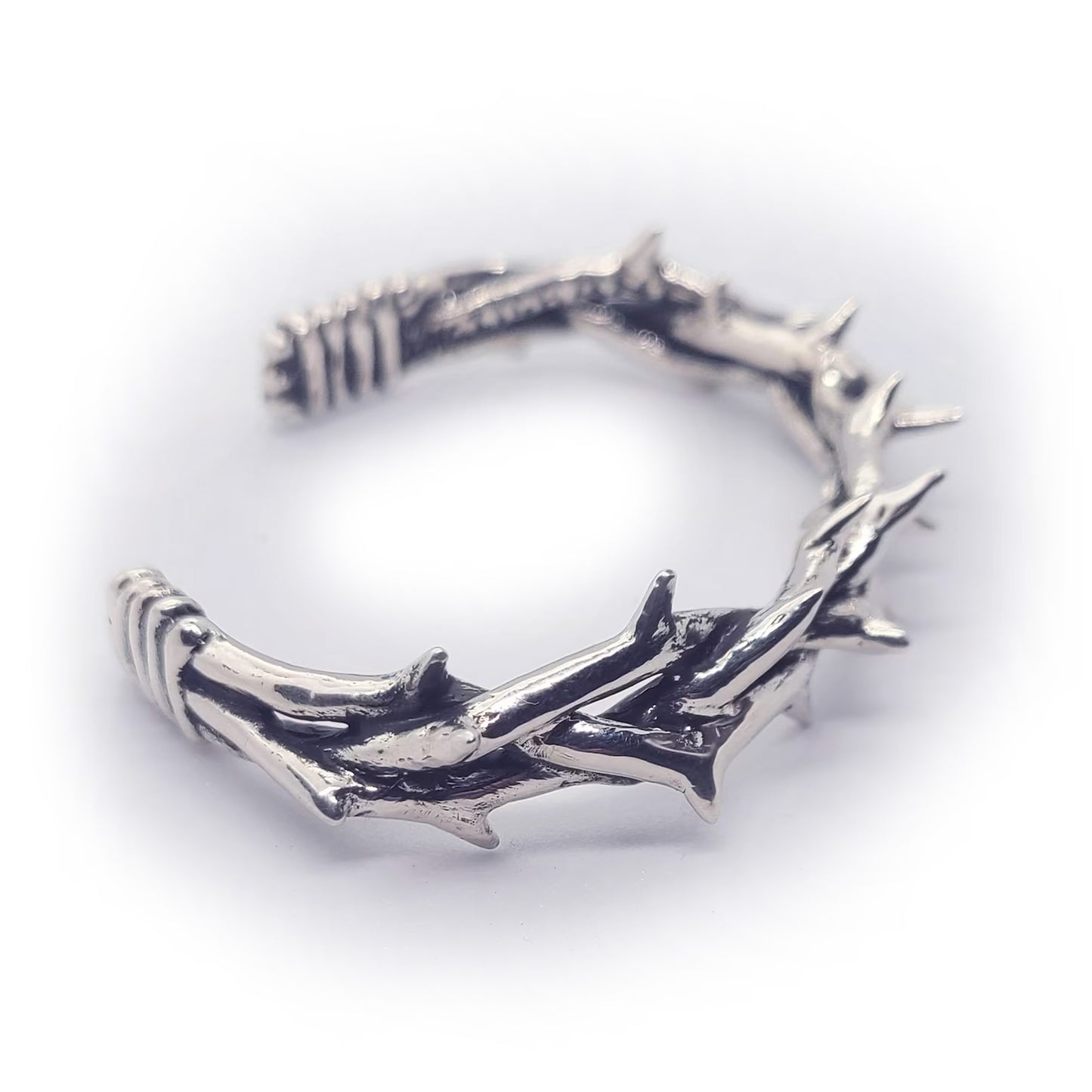 Thorns Crown Sterling Silver Bracelet V1