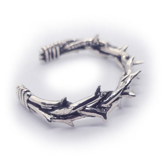 Thorns Crown Sterling Silver Bracelet V1