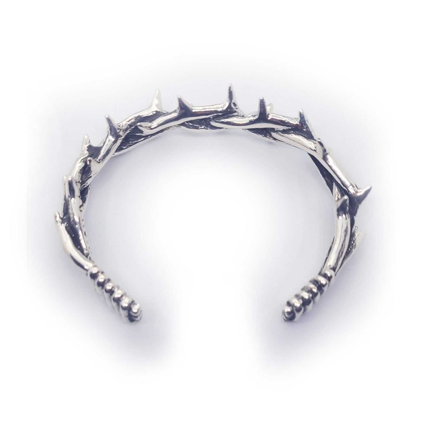 Thorns Crown Sterling Silver Bracelet V1