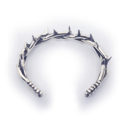 Thorns Crown Sterling Silver Bracelet V1