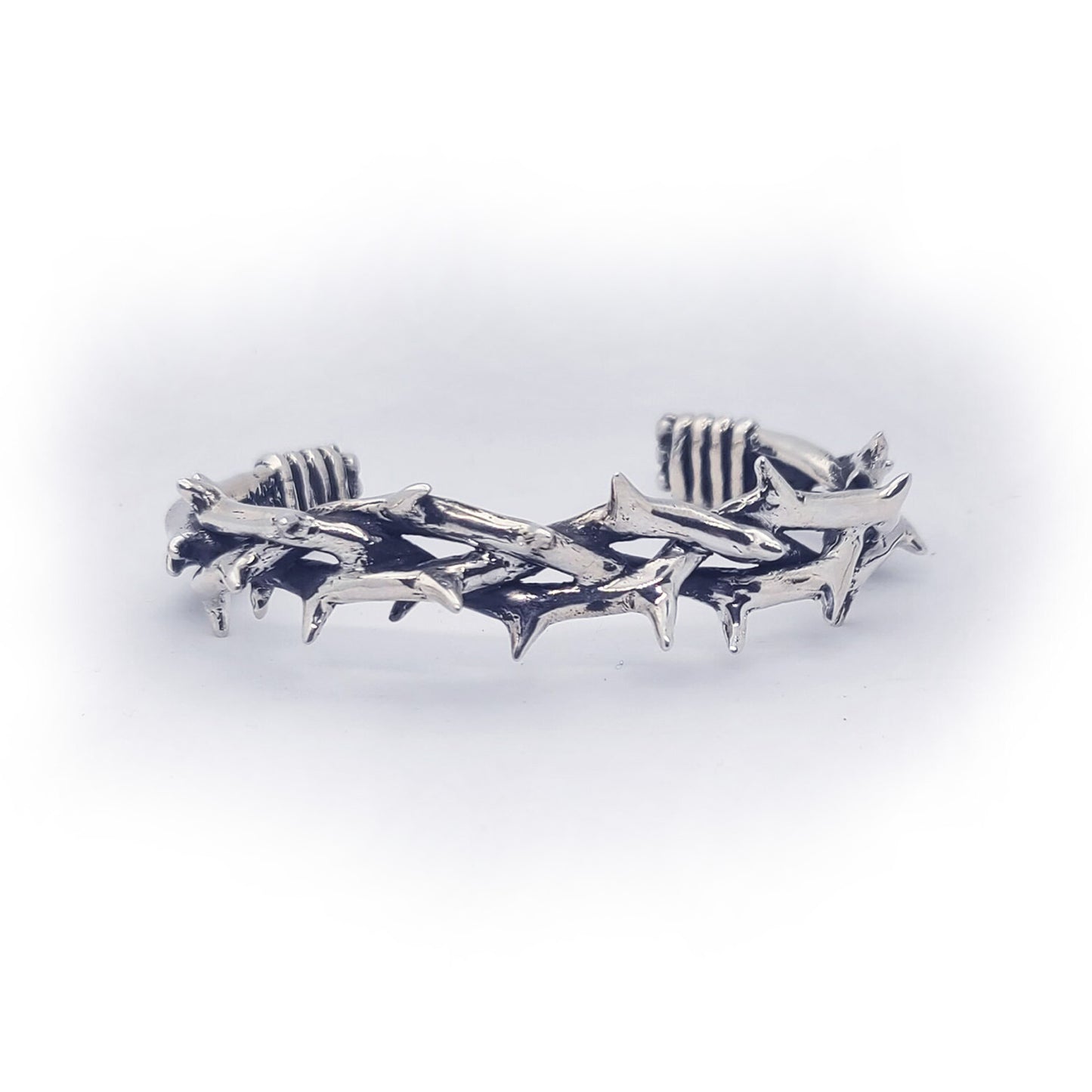 Thorns Crown Sterling Silver Bracelet V1