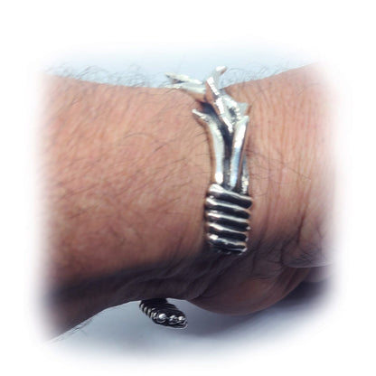 Thorns Crown Sterling Silver Bracelet V1