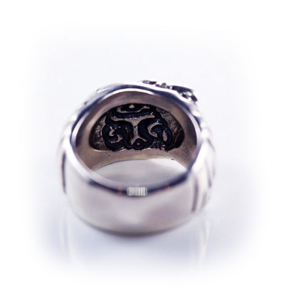 Tiger Head Sterling Silver Ring