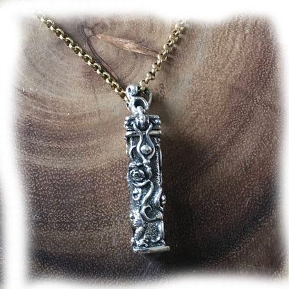 Tiger Silver Pendant Box