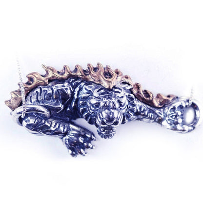 Tiger Sterling Silver Bronze necklace