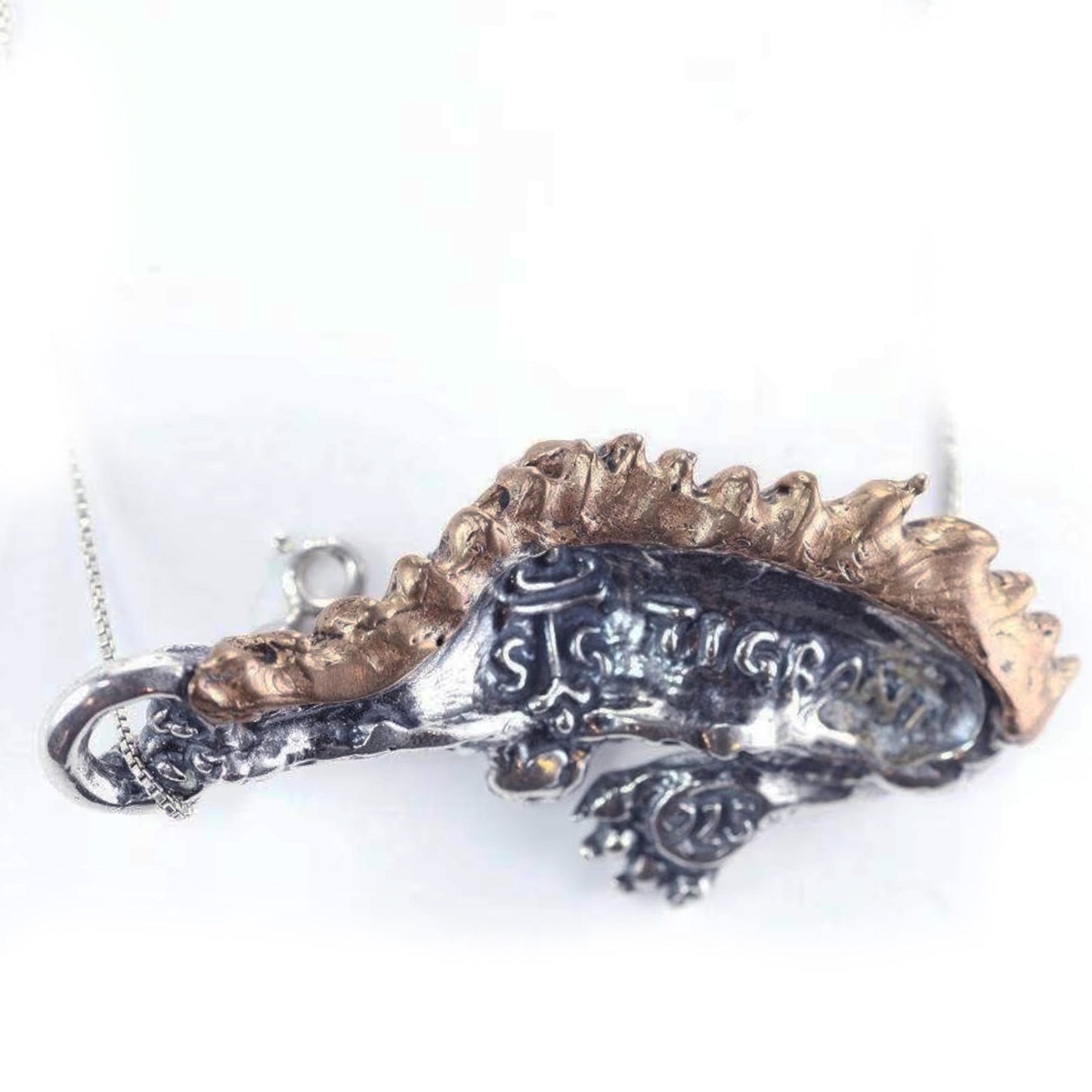 Tiger Sterling Silver Bronze necklace
