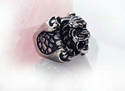 Tiger Sterling Silver Ring