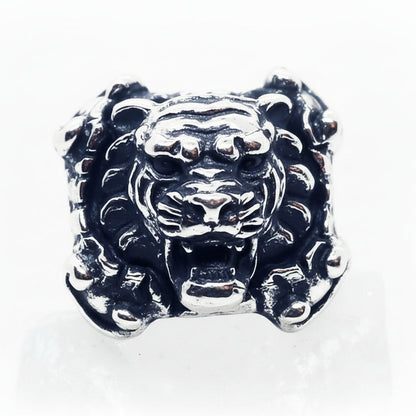 Tiger Sterling Silver Ring