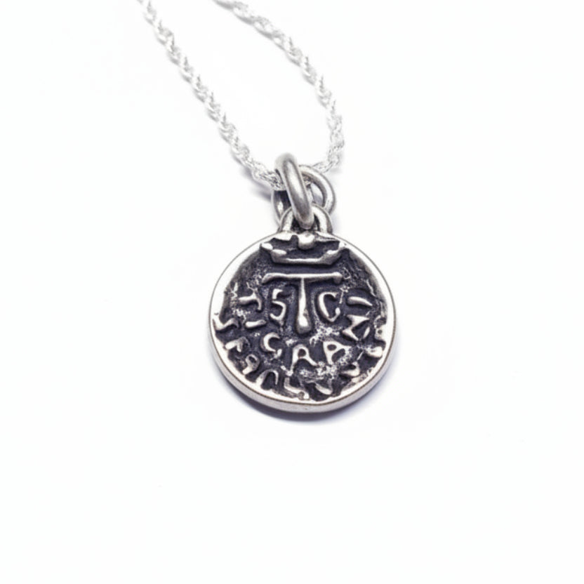 Tigran The Kings of king Sterling Silver Pendant, Antique Finish V3