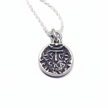 Tigran The Kings of king Sterling Silver Pendant, Antique Finish V3
