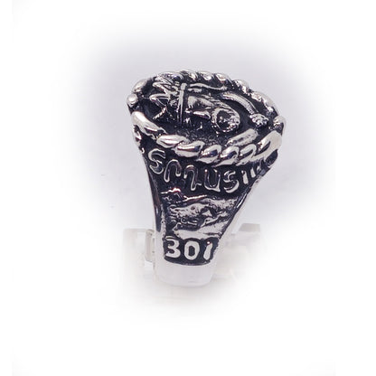Armenian Powerful King Tiridates 3rd Sterling Silver Ring