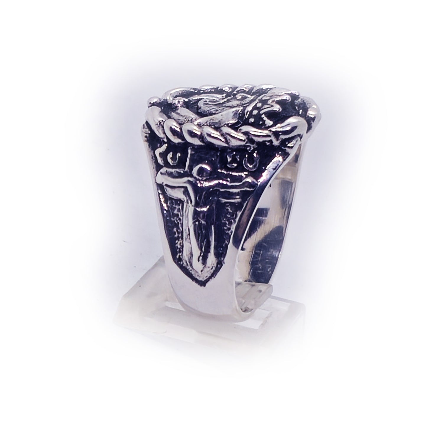 Armenian Powerful King Tiridates 3rd Sterling Silver Ring