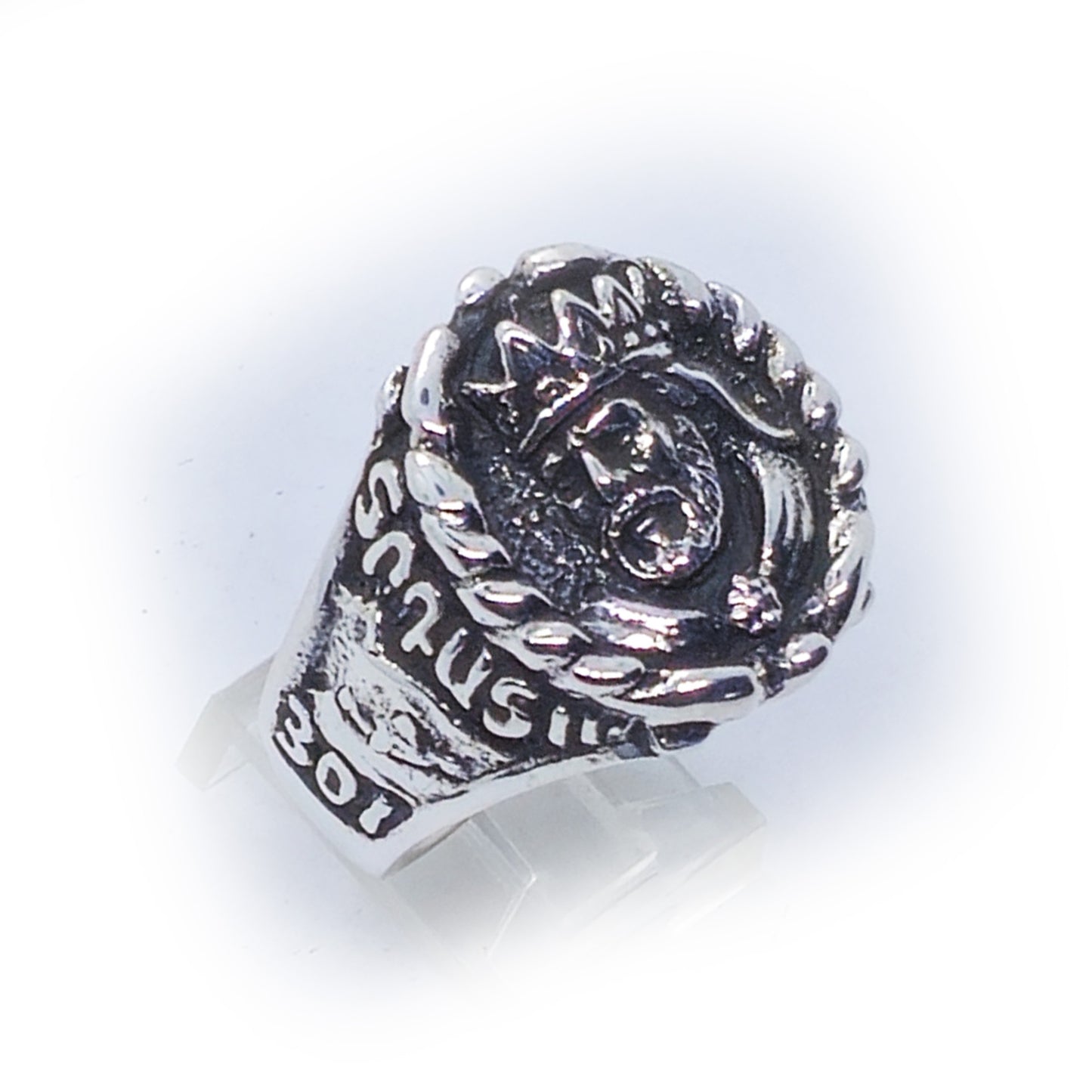 Armenian Powerful King Tiridates 3rd Sterling Silver Ring
