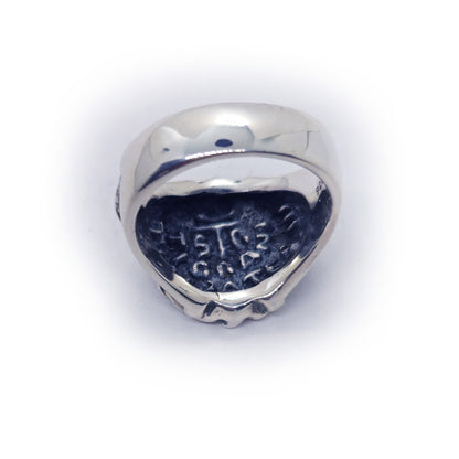 Armenian Powerful King Tiridates 3rd Sterling Silver Ring
