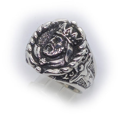Armenian Powerful King Tiridates 3rd Sterling Silver Ring