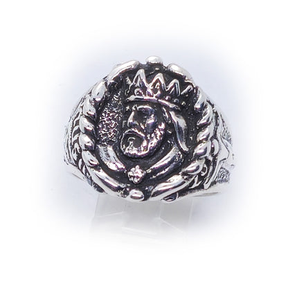 Armenian Powerful King Tiridates 3rd Sterling Silver Ring