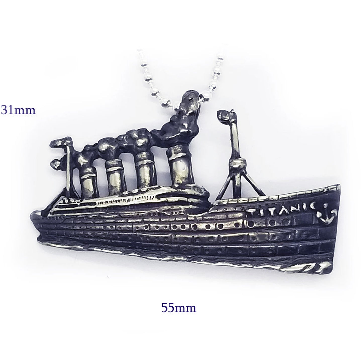 Titanic Sterling Silver Pendant