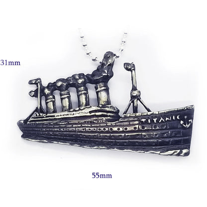 Titanic Sterling Silver Pendant