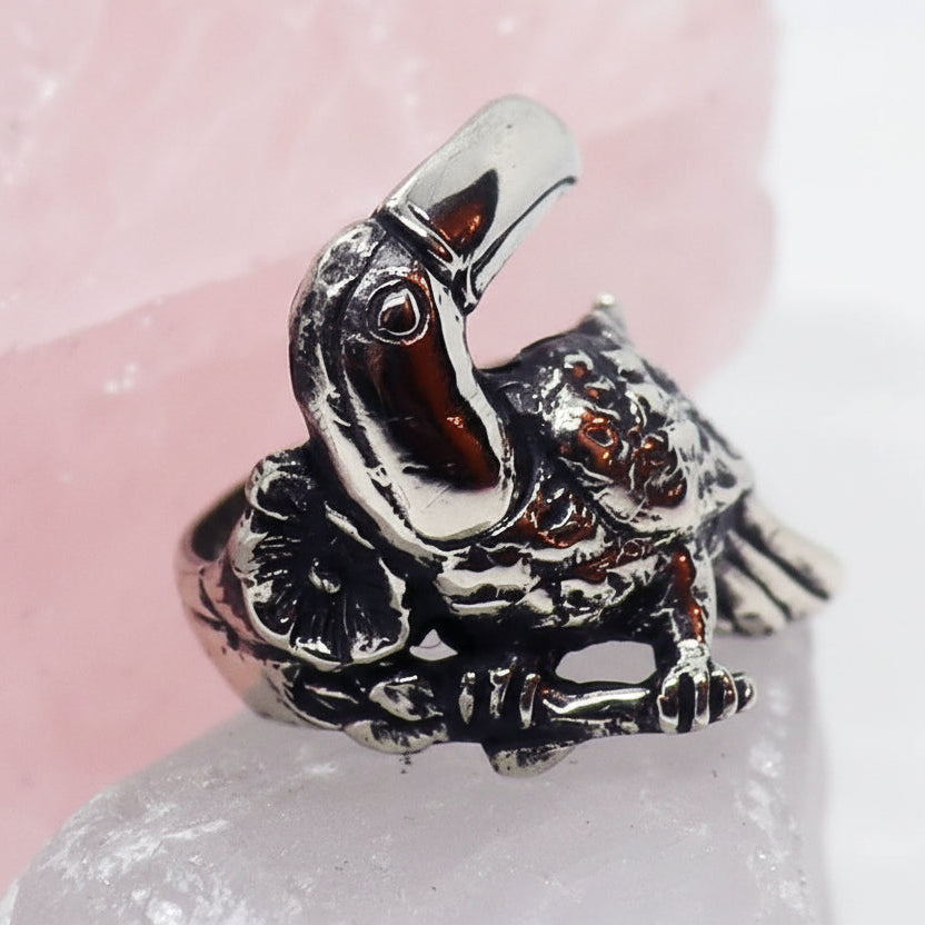 Toucan Sterling Silver Ring