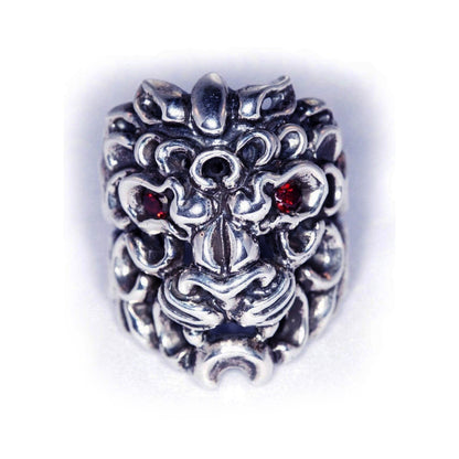 Tribal Lion Sterling Silver Ring