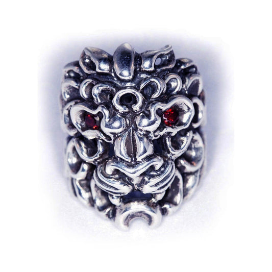 Tribal Lion Sterling Silver Ring