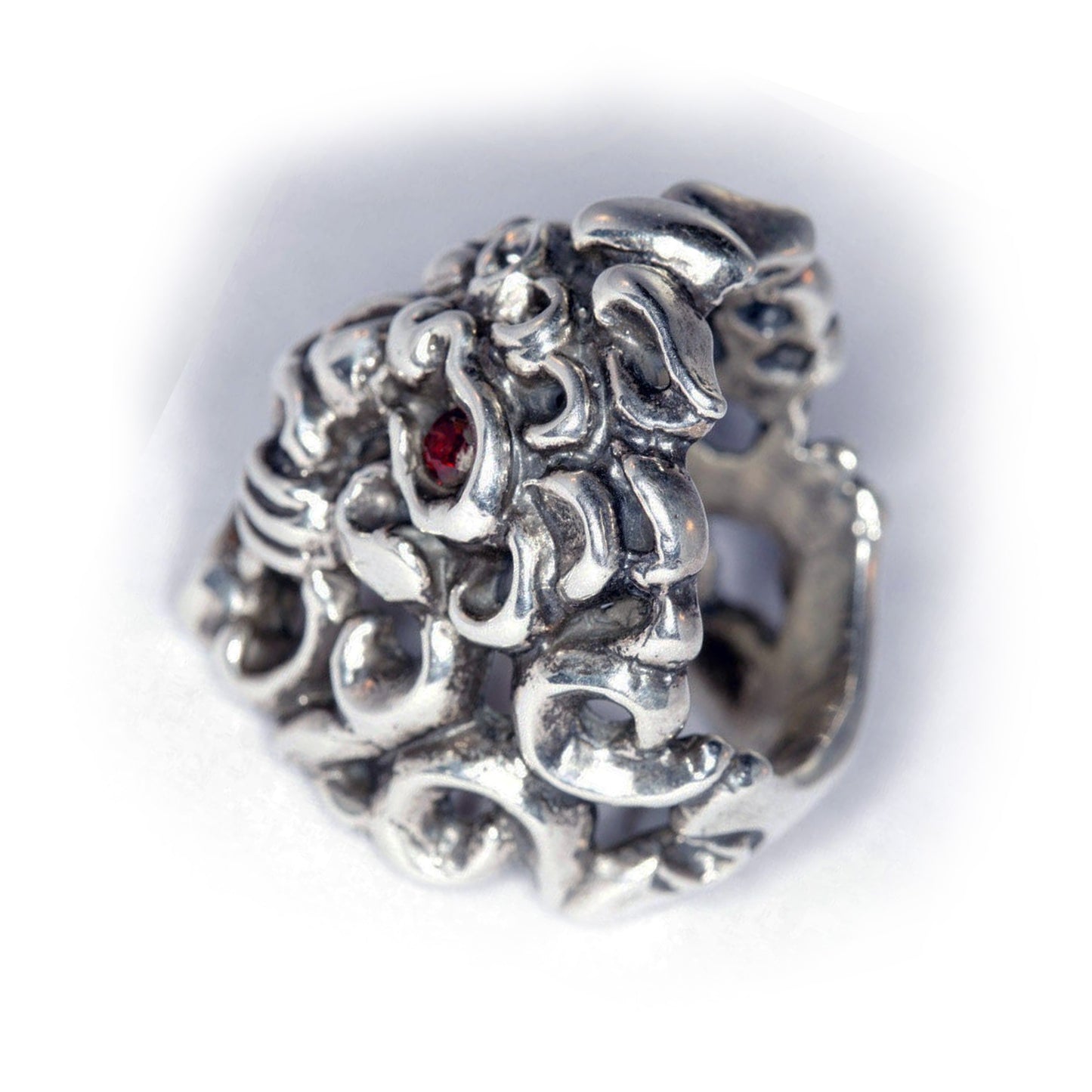 Tribal Lion Sterling Silver Ring
