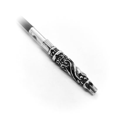 Tribal Design V2 Sterling Silver Cigarette Pipe