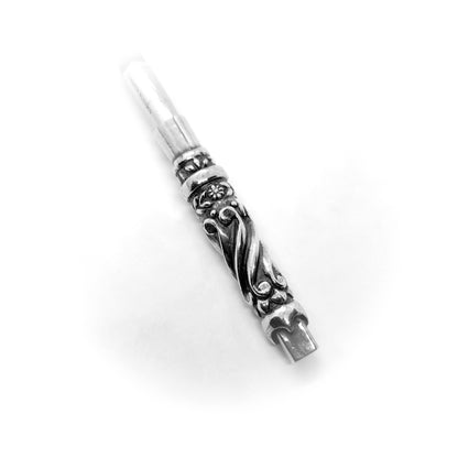 Tribal Design V2 Sterling Silver Cigarette Pipe