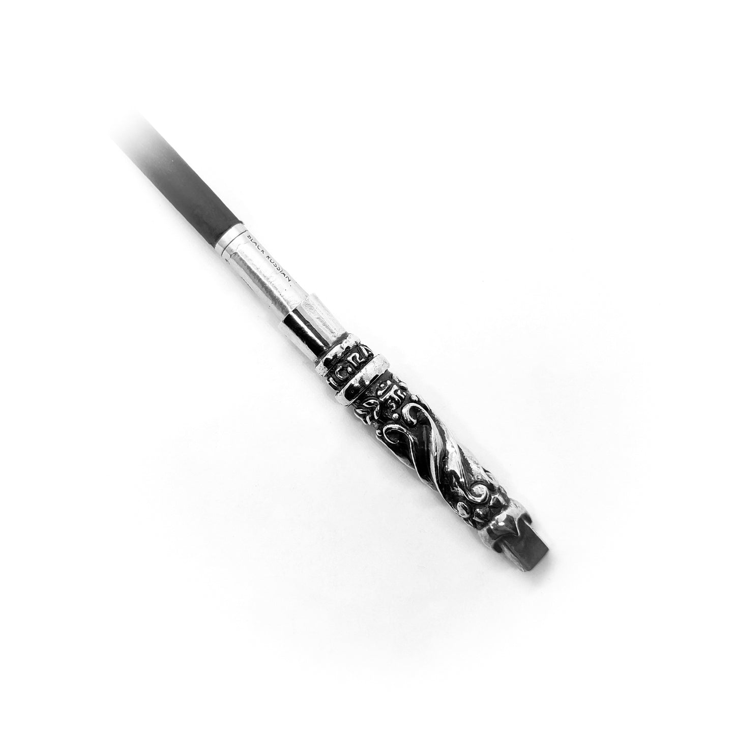 Tribal Design V2 Sterling Silver Cigarette Pipe