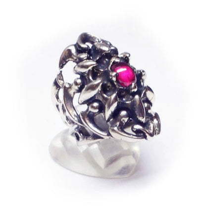Tribal Spider Silver Ring V2