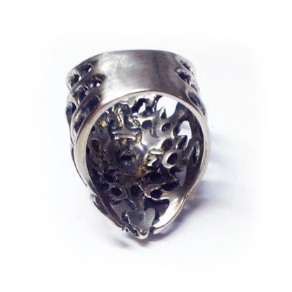 Tribal Spider Silver Ring V2