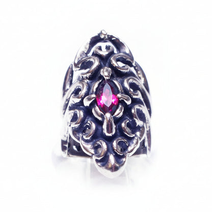 Tribal Spider Silver Ring V3
