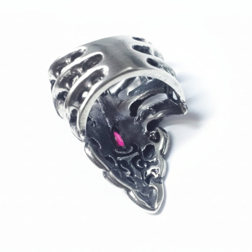 Tribal Spider Silver Ring V3