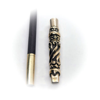 Tribal Design V2 Sterling Silver Cigarette Pipe